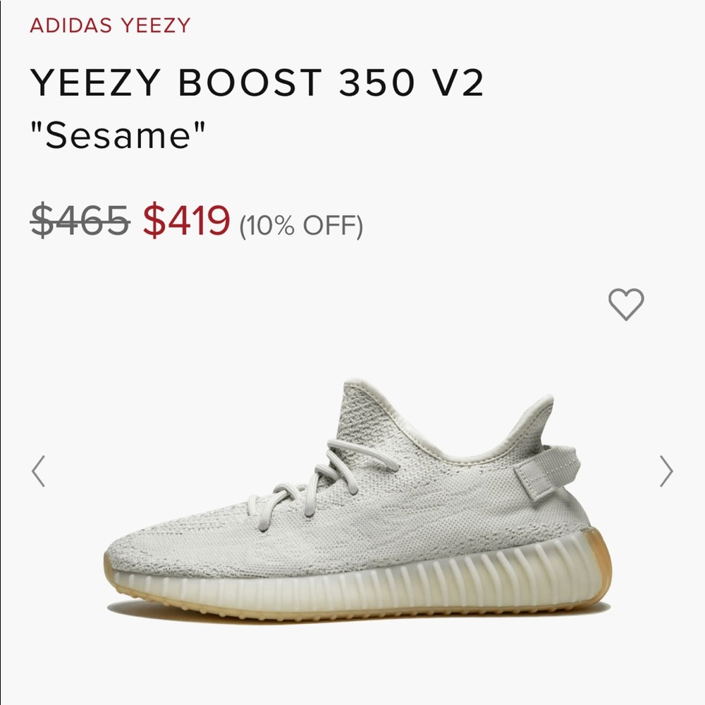 Yeezy Boost 350 V2 in Sesame